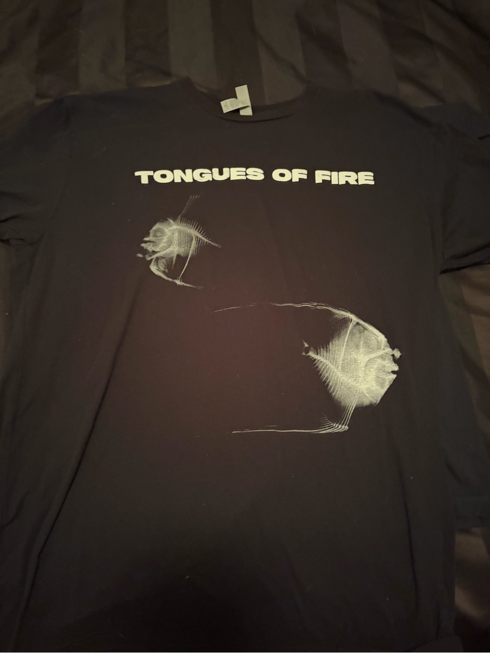 Next Level Apparel Black 'Tongues of Fire' Graphic Tee